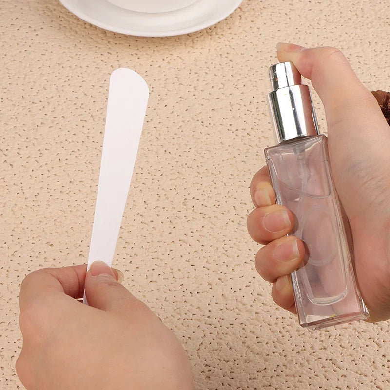 Perfume Testing Strips 100pc | Pointed-End Paper Testers Fragrance Testing Strips Qme Default Title