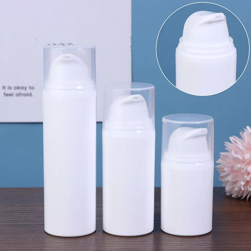 Refillable Airless Pump Bottles – Cream, Lotion & Serum | 15–50ml Airless Pump Bottle Qme