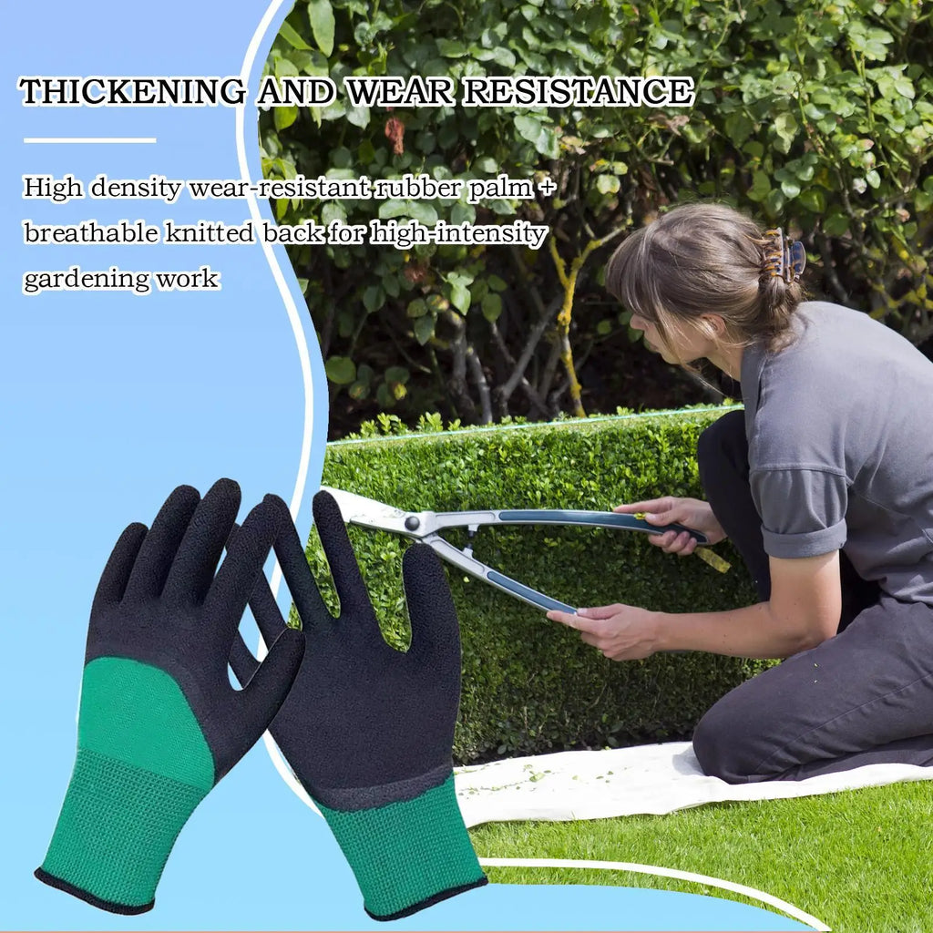 Women's Puncture-Resistant Waterproof Gardening Gloves Gardening Gloves Qme