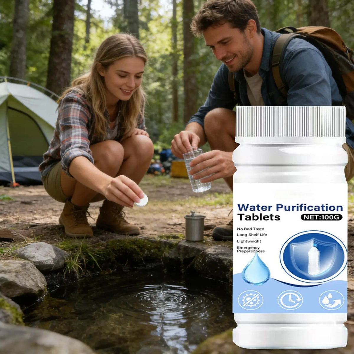 Portable Water Purification Tablets | Camping & Hiking Water Purification Tablets Qme