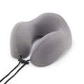 U-Shaped Memory Foam Travel Neck Pillow – Soft & Portable Travel Neck Pillow Qme DARK GRAY