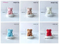 6-Piece Rose Bear Scented Candle Set – Home Décor Ornament Scented Candle Set Qme J-0918-6PCs