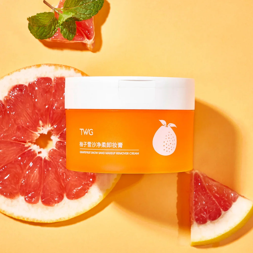 Grapefruit Gentle Facial Cleanser & Makeup Cleansing Cream Facial Cleanser Qme