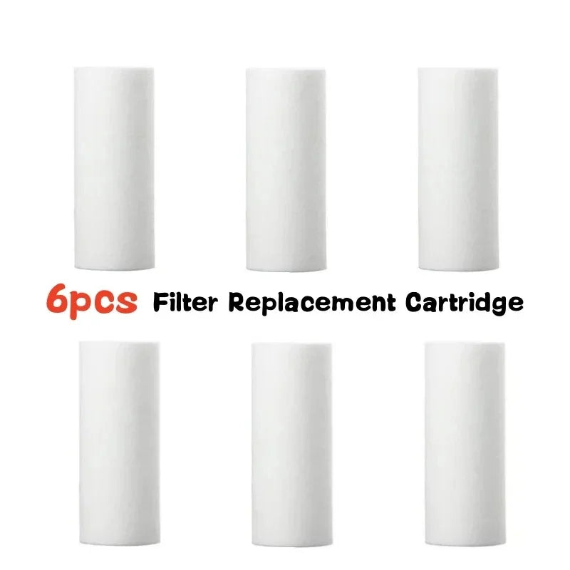 PP Cotton Pre-Filter Water Cartridge – Heavy Metal Removal Water Filter Cartridge Qme 6pcs Filter Cartridg