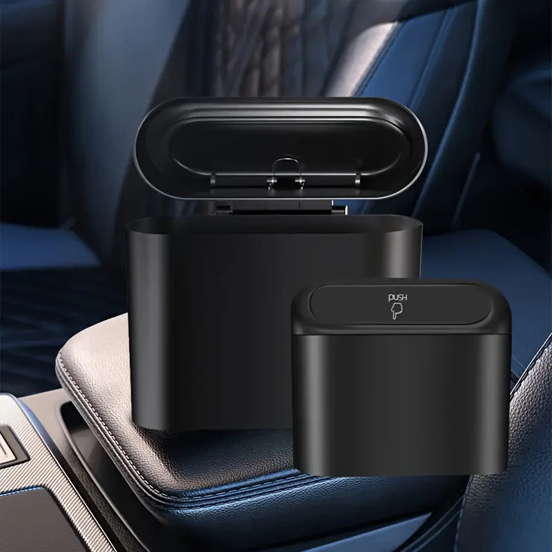 Mini Car Trash Can with Garbage Bags – Leak-Proof | Qme Car Trash Can Qme