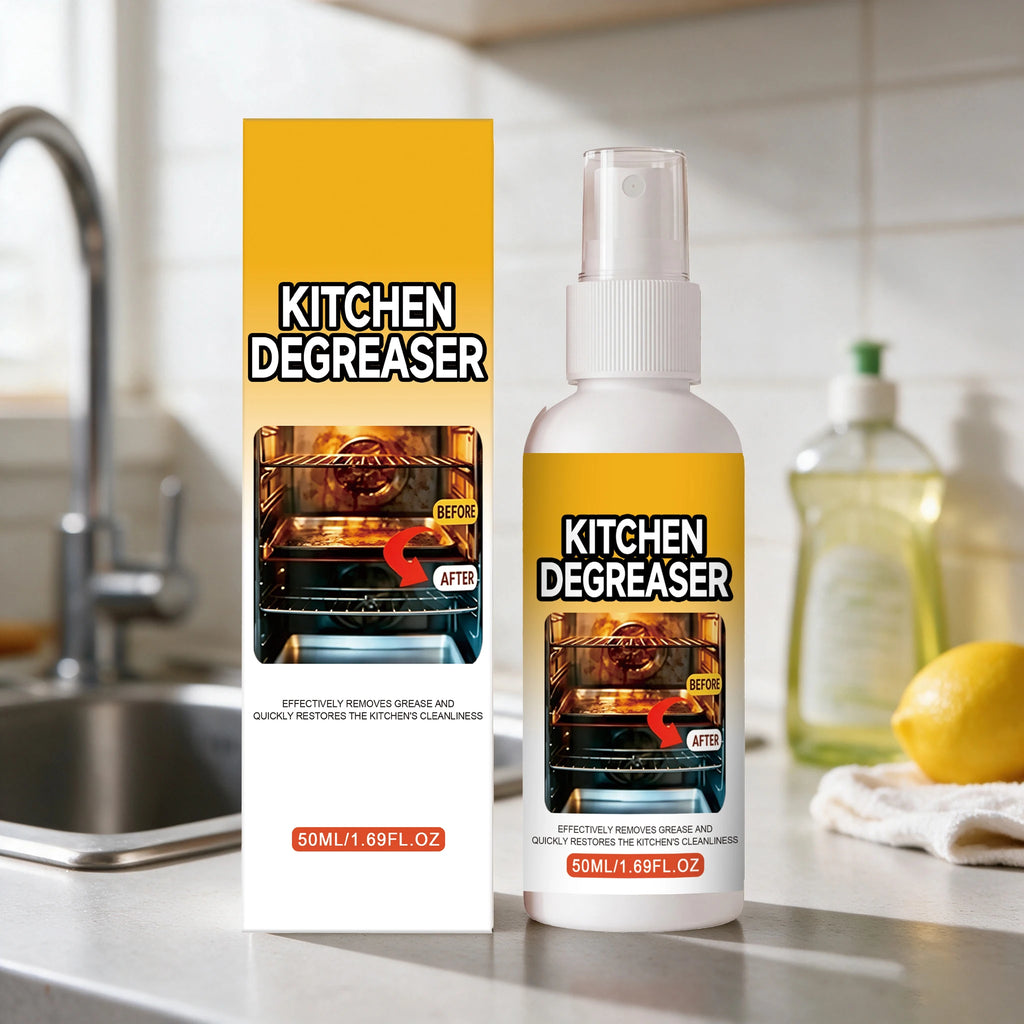 50ml Kitchen Degreaser Spray – Deep Clean & Restore Gloss Kitchen Degreaser Spray Qst