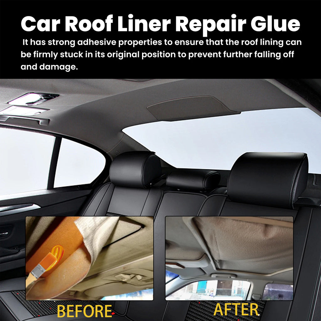 Car Headliner Repair Glue Kit – Quick-Dry Heat-Resistant Adhesive Headliner Repair Adhesive Qst