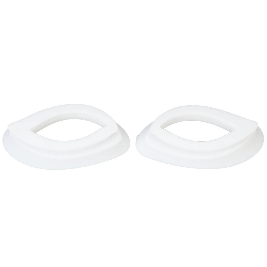 LED Photon Therapy Silicone Eye Covers – Portable, 1 Pair LED Skincare Device Qme WHITE