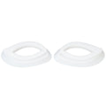 LED Photon Therapy Silicone Eye Covers – Portable, 1 Pair LED Skincare Device Qme WHITE