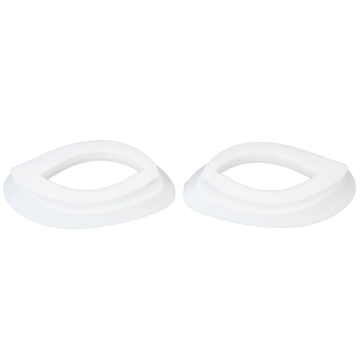 LED Photon Therapy Silicone Eye Covers – Portable, 1 Pair LED Skincare Device Qme WHITE