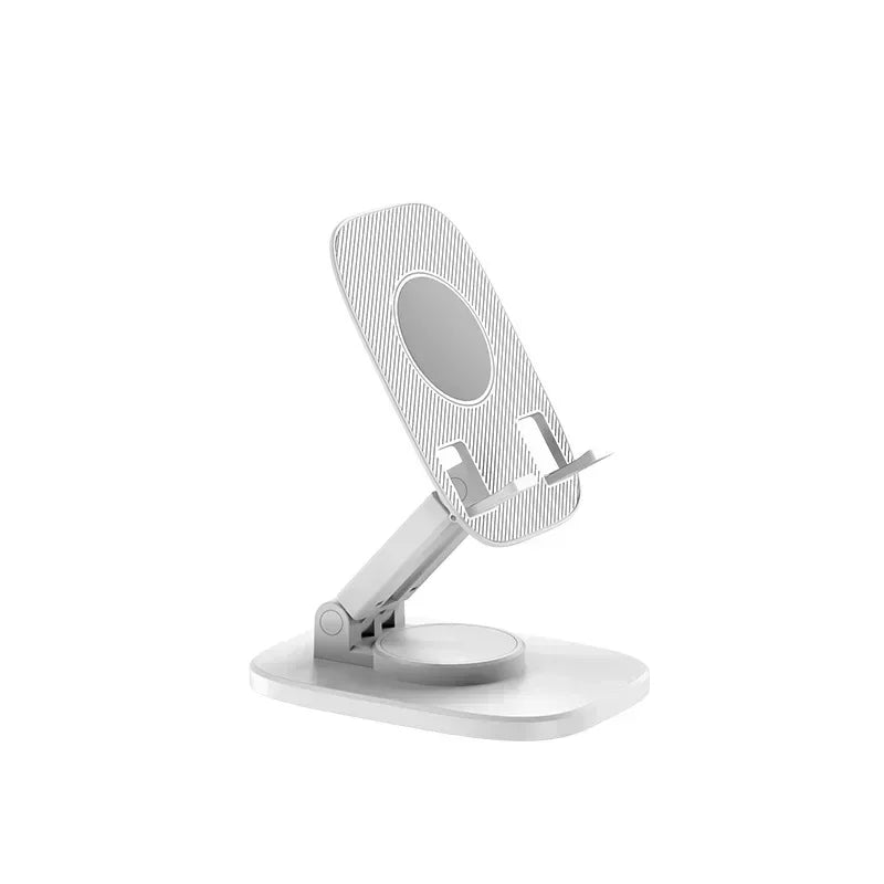 360° Rotating Folding Phone & Tablet Stand – Universal Desk Mount Phone Tablet Stand Qme WHITE