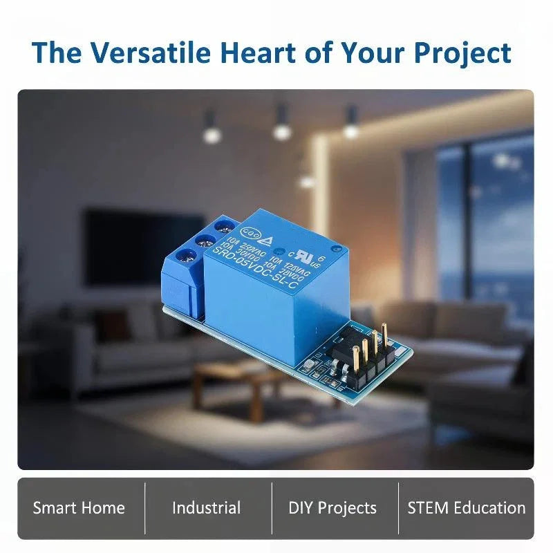 1 Channel Relay Module Optocoupler Isolation 5V 12V Trigger Relay Module Qme