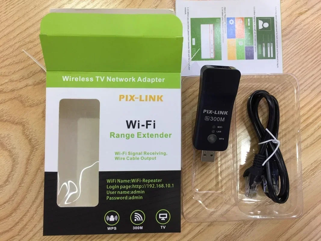 USB WiFi Dongle Wireless LAN Adapter – Smart TV & Blu-ray M300 USB WiFi Adapter Qme