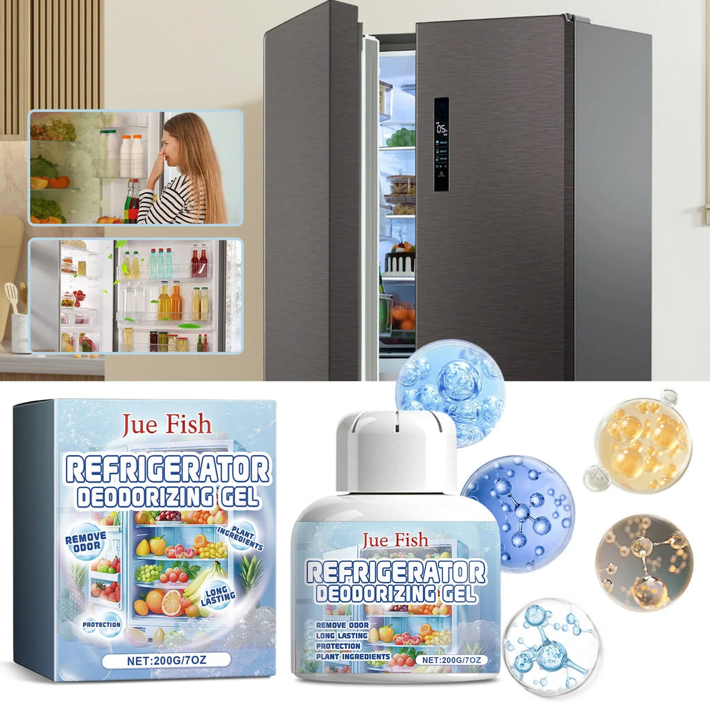 Refrigerator Deodorizer Gel – Long-Lasting Fridge Freshener Fridge Deodorizer Gel Qme