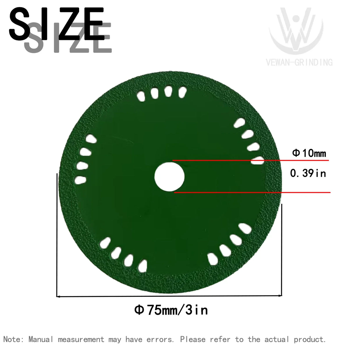 Ultra-Thin Diamond Cutting Disc for Glass, Jade & Ceramic Diamond Cutting Disc Qme