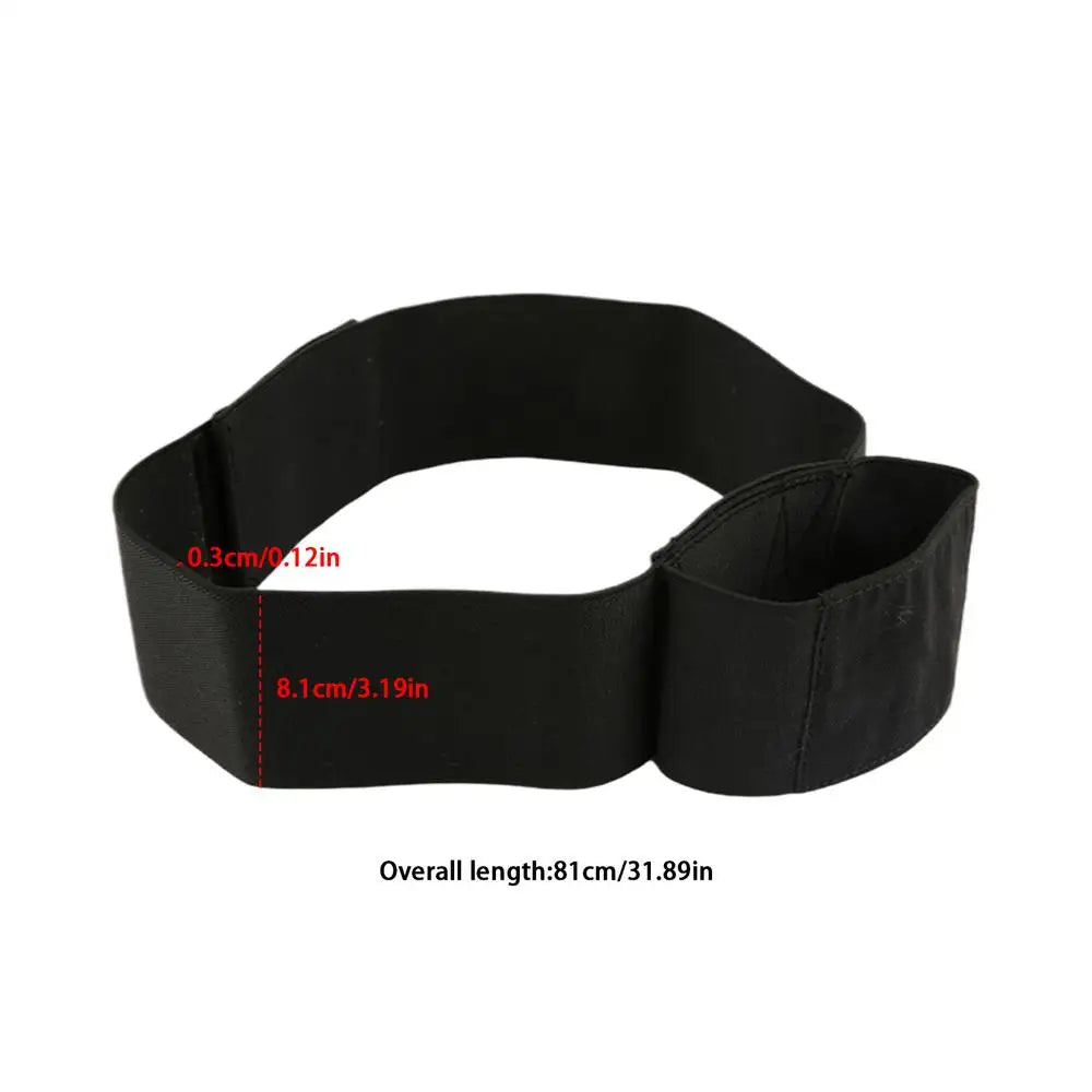 Golf Swing Trainer Arm Band – Adjustable Nylon Elastic Golf Training Aid Qme Black