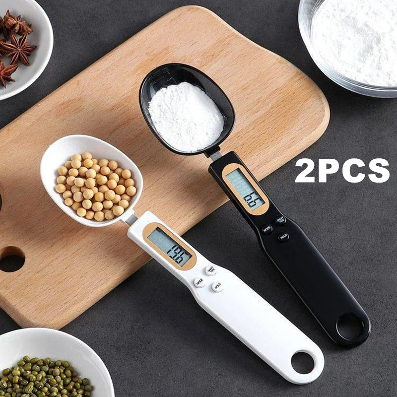 Mini Digital Spoon Scale – LCD Kitchen Measuring Tool Digital Spoon Scale Qme
