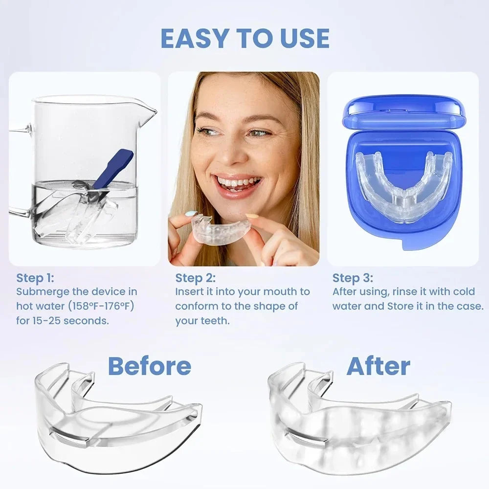 Night Guard Mouth Guard – Teeth Grinding & Snoring Protection Night Mouth Guard Qme