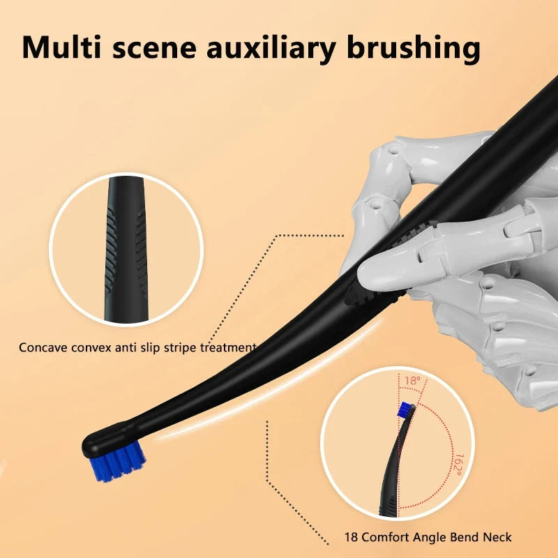Small Head End Tuft Toothbrush – Compact Interspace Brush Interspace Toothbrush Qme