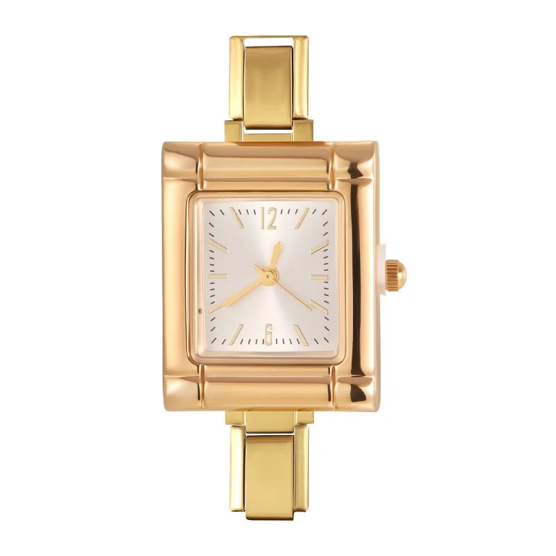Stainless Steel Round Bangle Watch – Women's Bracelet Watch Bangle Bracelet Watch Qme S 1