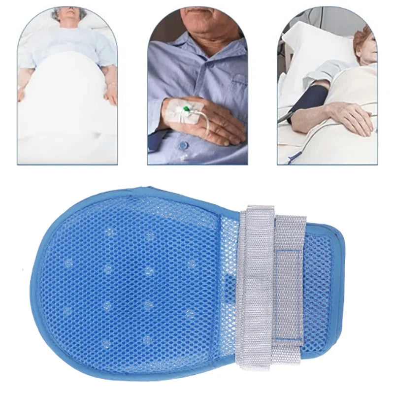 Detachable Hand Restraint Glove for Patient Safety & Care Caregiving Hand Glove Qme