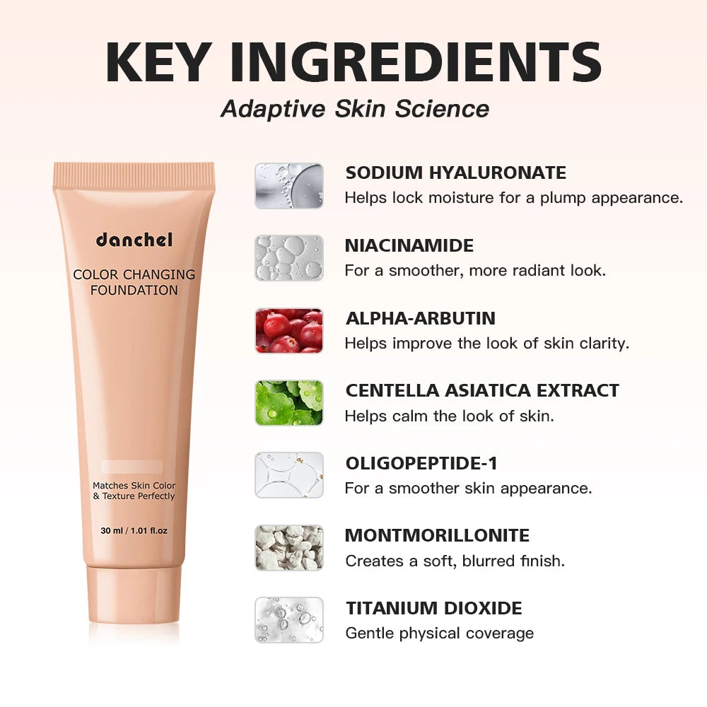 Color-Adjusting BB Cream – Moisturizing Lightweight Foundation BB Cream Foundation Qst