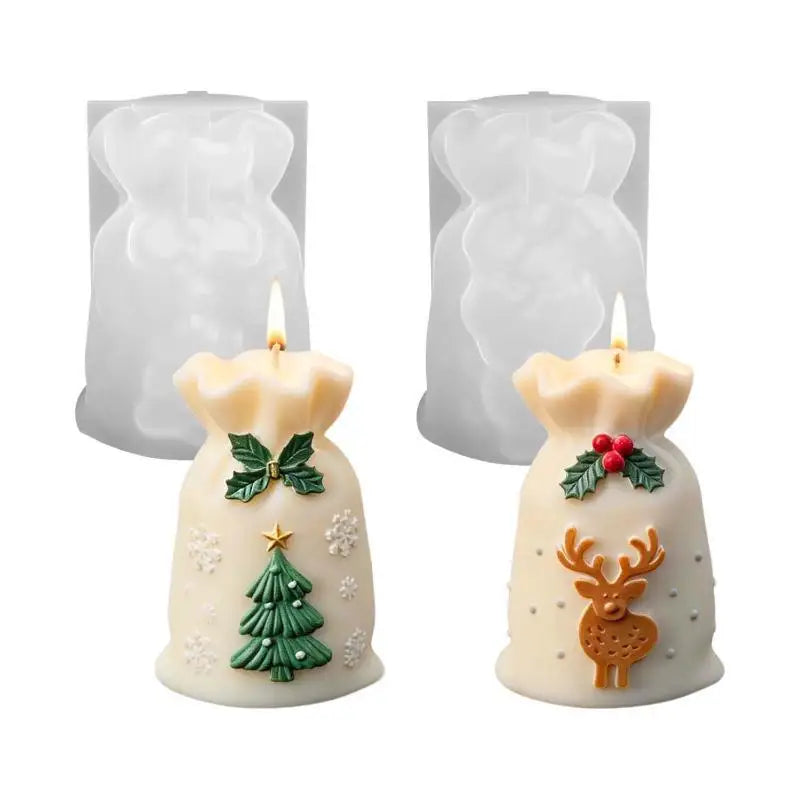 Santa Sack Silicone Mold – DIY Candles, Soap & Wax Melts Silicone Craft Mold Qme