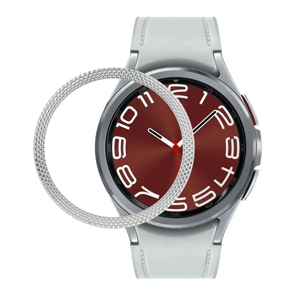 Metal Bezel Ring for Samsung Galaxy Watch 7 6 5 4 Classic Cover Watch Bezel Cover Qme