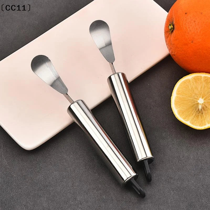 Stainless Steel Orange Peeler & Citrus Tool – Comfort Handle Citrus Peeler Tool Qme