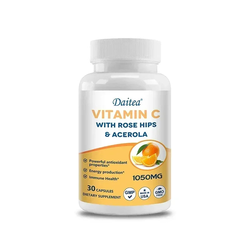 ZENVITALIZE Vitamin C 1050mg – Vegan, Non-GMO, 120 Capsules Vitamin C Supplement Qst 30 count-1 bottle