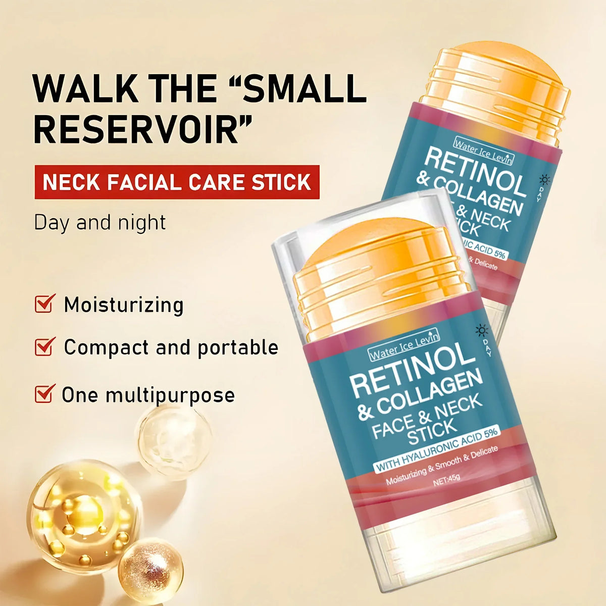 Retinol Face & Neck Firming Bar – Elasticity Treatment Retinol Treatment Bar Qme