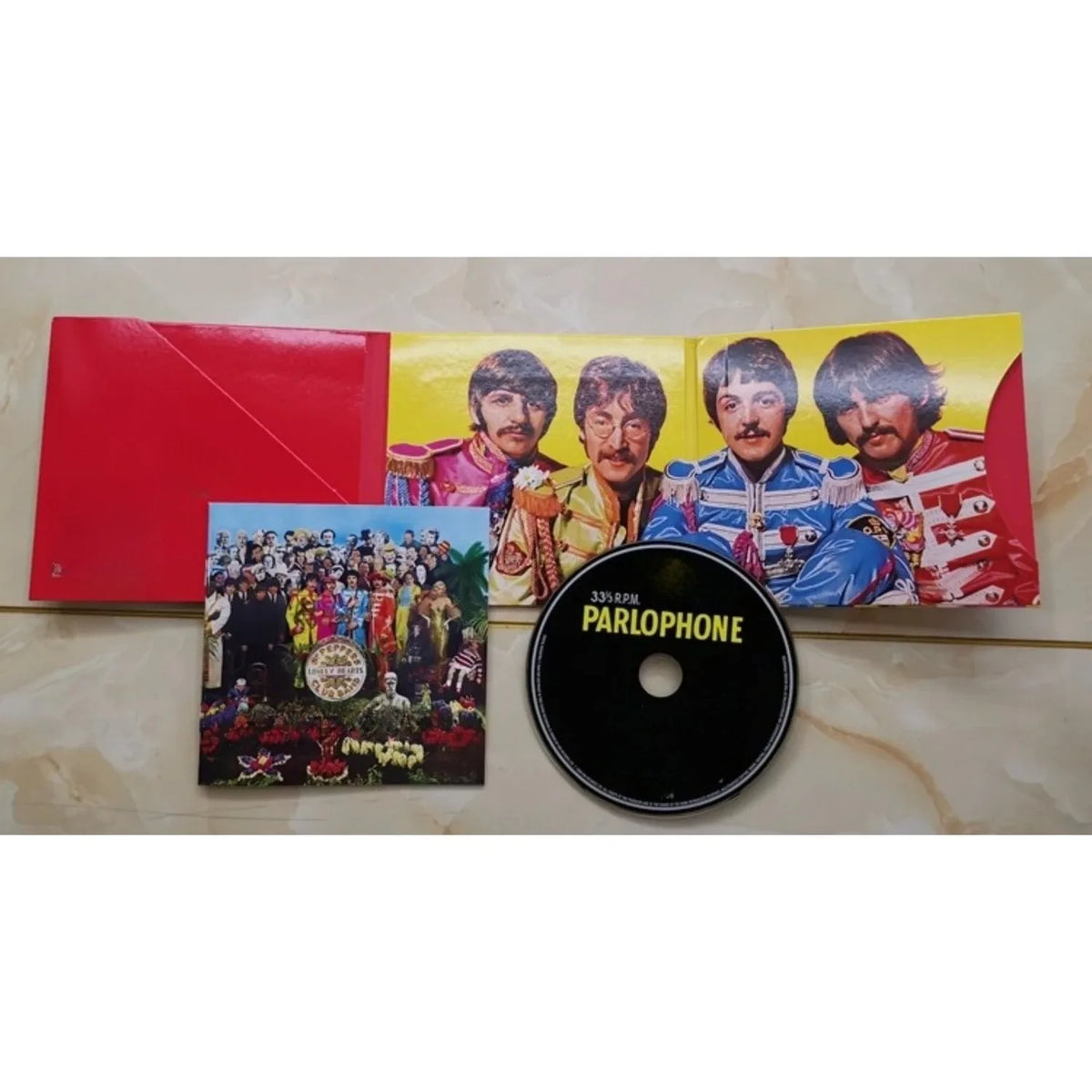 Psychedelic Rock CD | Surreal Collage Art Print | Remastered Collectible Music CD Qme