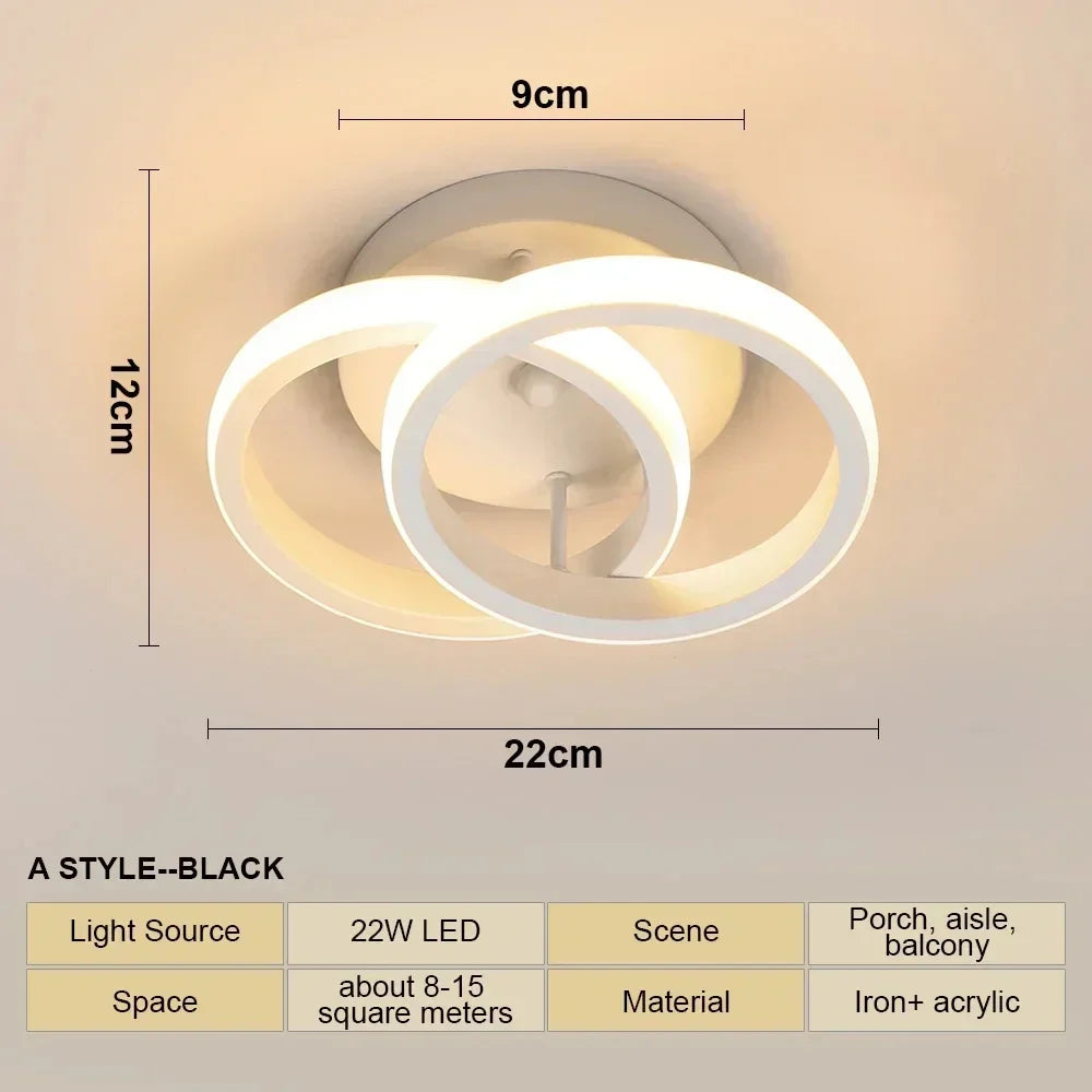 Modern LED Ceiling Chandelier – 3 Color Modes | Metal Finish LED Ceiling Chandelier Qme B Tricolor light