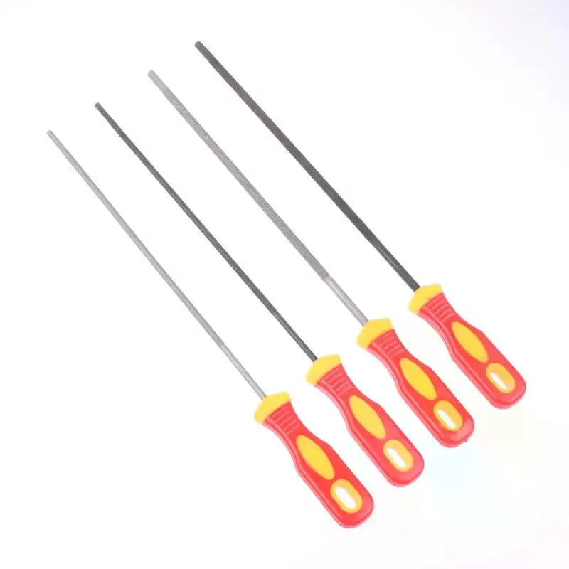 3-Piece Chainsaw Sharpening File Set – 4.0, 4.8 & 5.5mm Chainsaw Sharpening File Qme