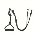 Double Ended Dog Leash – Cushioned Handle & 360° Swivel Clips Dog Leash Qme black