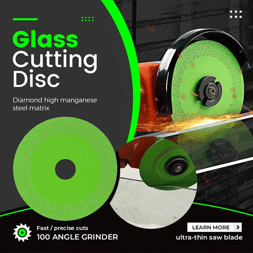 Diamond Cutting Disc 100mm for Glass, Marble & Ceramic Tile Diamond Cutting Disc Qme