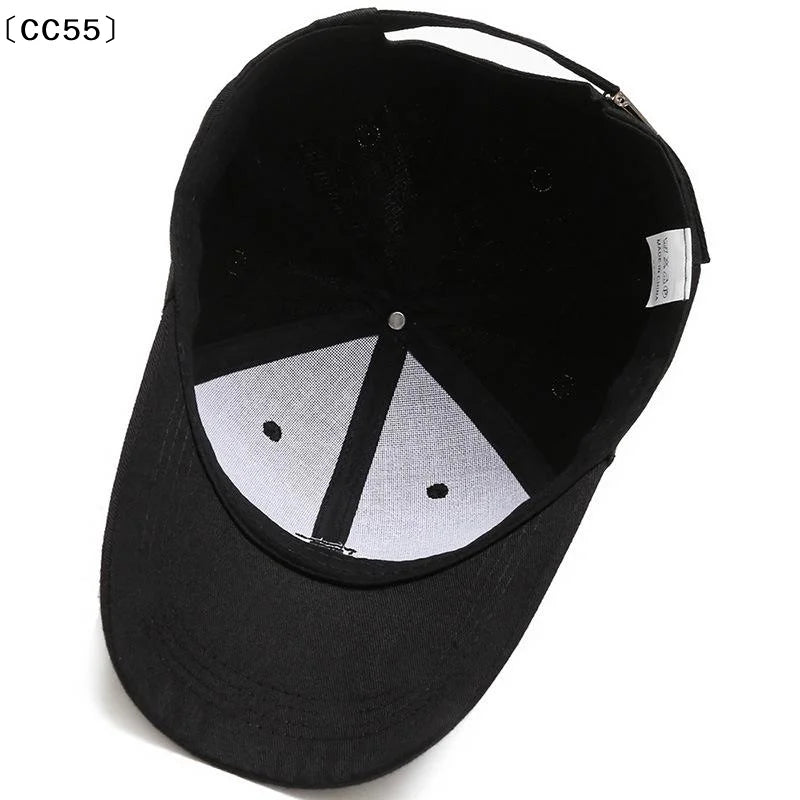 Unisex Baseball Cap Stripe Detail – Sun Shade Hat for Men & Women Baseball Cap Qst