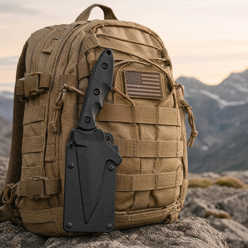 Steel Multi-Function Outdoor Knife – Lightweight 8.1" Blade Outdoor Multi Knife Qst