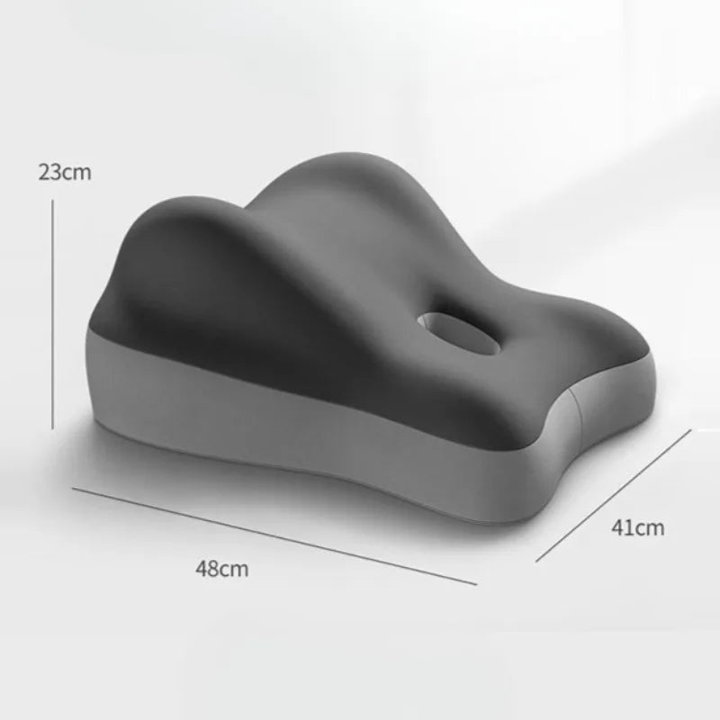 Memory Foam Wedge Pillow – Ergonomic Lumbar & Body Support Memory Foam Pillow Qst GRAY