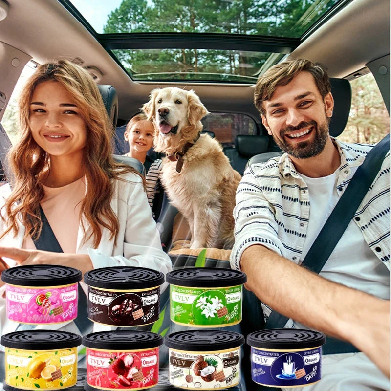 Car Solid Air Freshener – Long-Lasting Fragrance | 7 Scents Car Air Freshener Qme