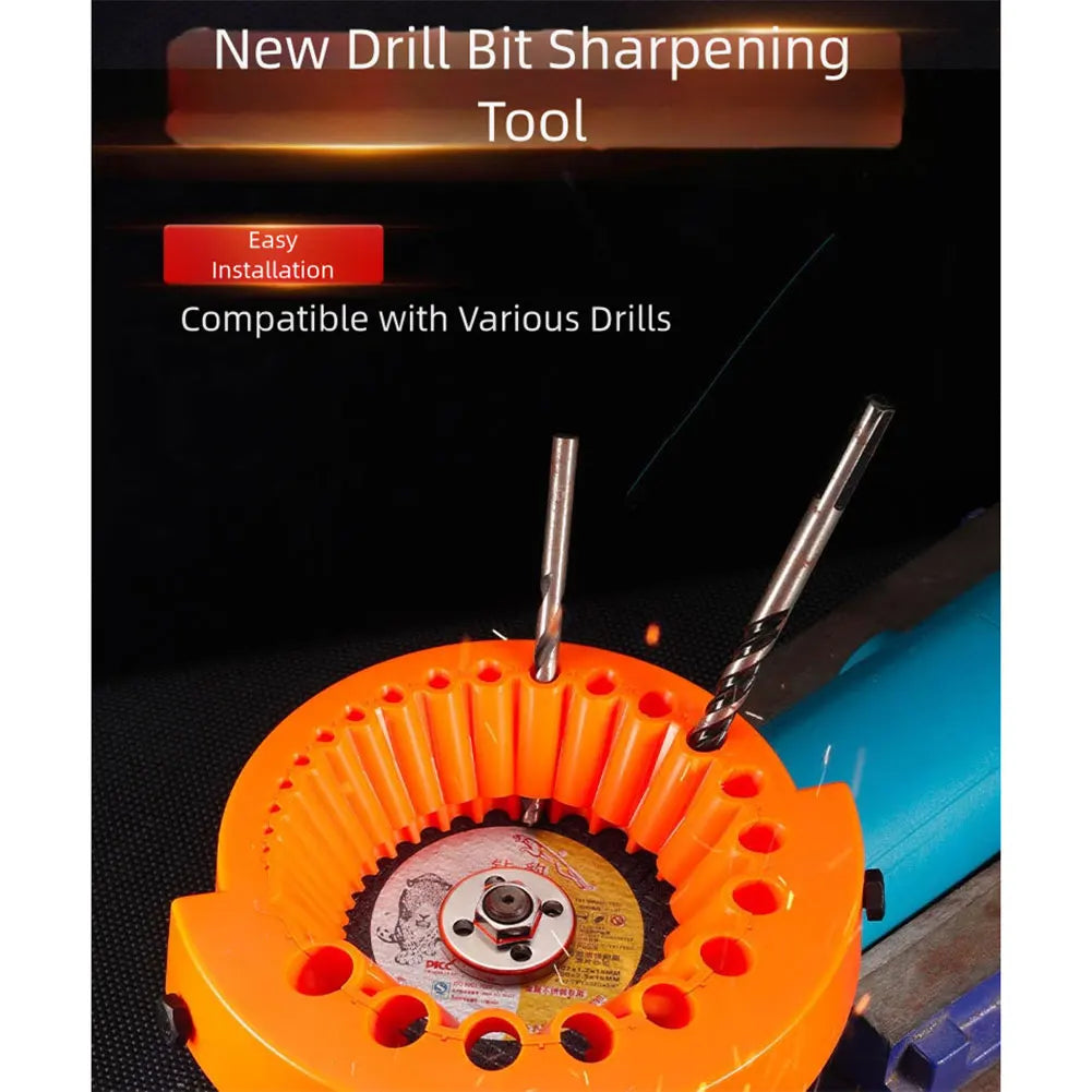 Drill Bit Grinder Sharpener with Plastic Holder | 3–13mm Drill Bit Sharpener Qme