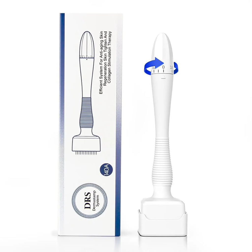 DRS 140A Adjustable Derma Stamp – 140 Pin Microneedling Tool Derma Stamp Qst 140 A Stamp
