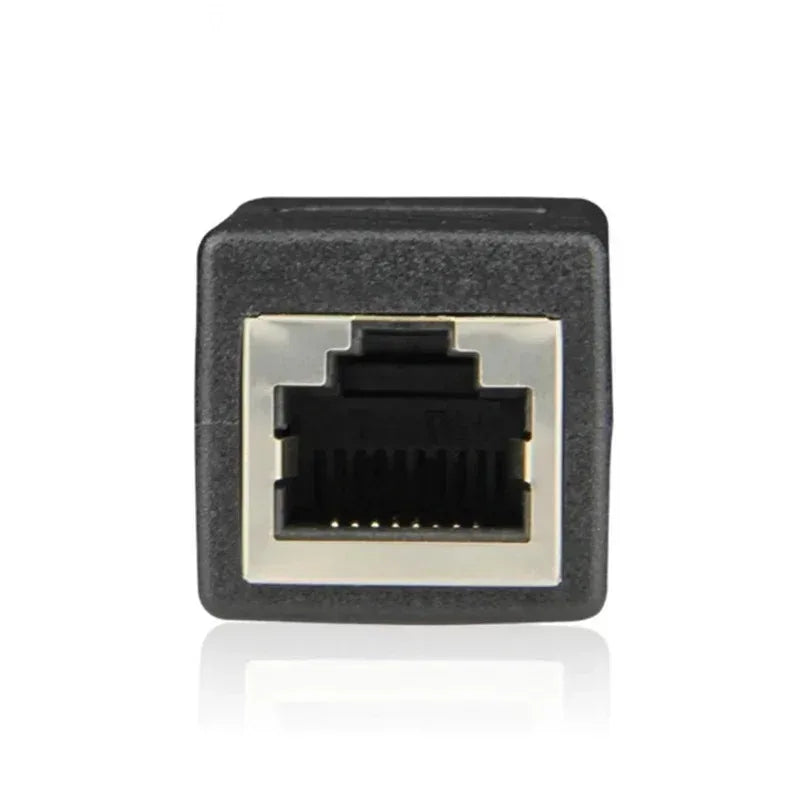 RJ45 Double Socket Adapter Cat7 Cat6 Cat5e Ethernet Coupler RJ45 Ethernet Coupler Qme