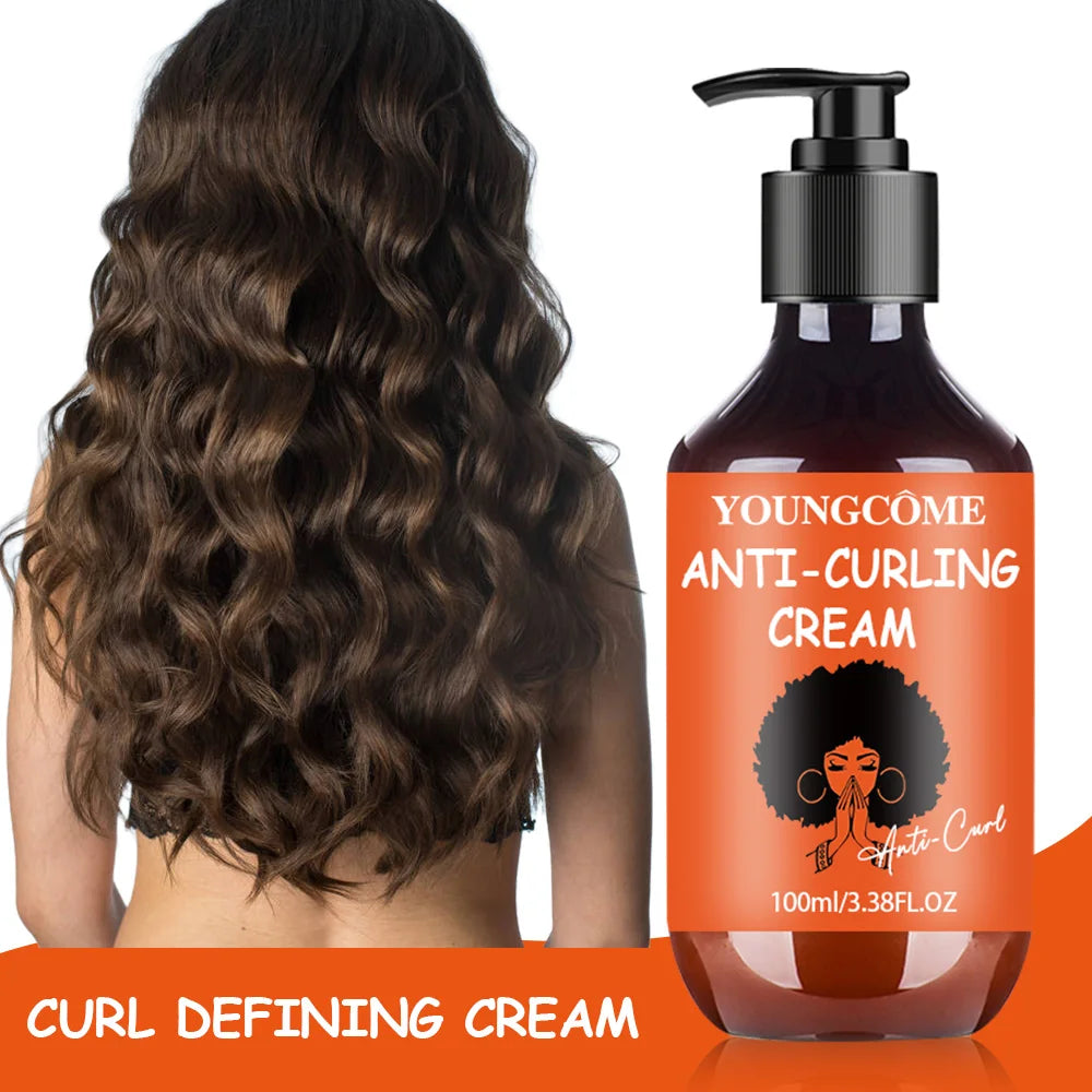 YOUNGCOME Curl Defining Styling Lotion 100ml | Frizz Control Curl Styling Lotion Qst