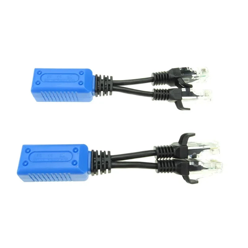 10-Pack RJ45 PoE Splitter & Combiner Cable Kit for IP Cameras PoE Cable Kit Qme