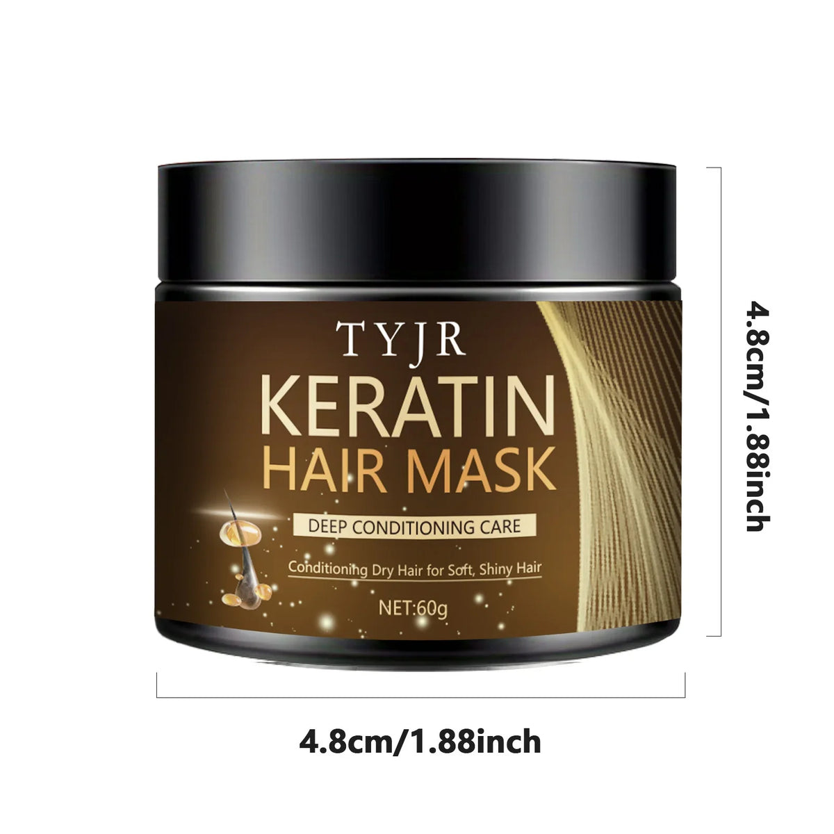 Keratin Hair Mask Deep Repair Treatment – All Hair Types | Qme Keratin Hair Mask Qme