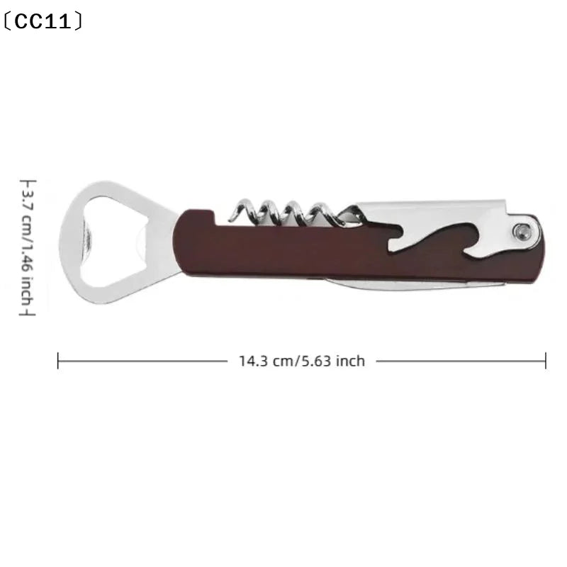 Portable Stainless Steel Beer Can & Wine Bottle Opener Can & Bottle Opener Qme