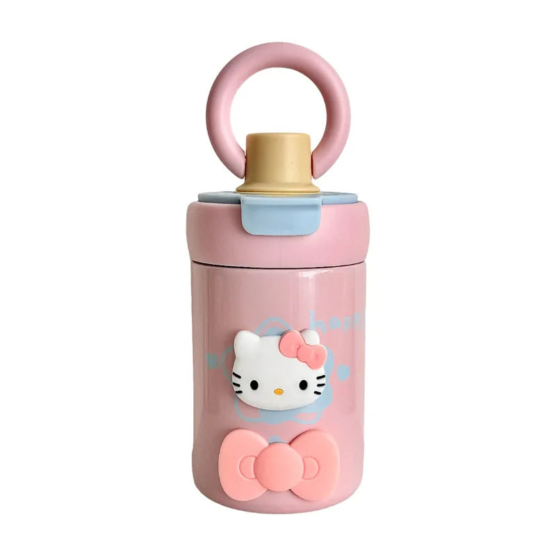 Hello Kitty Insulated Cup – Large Capacity Dual-Use Tumbler Insulated Travel Tumbler Qme