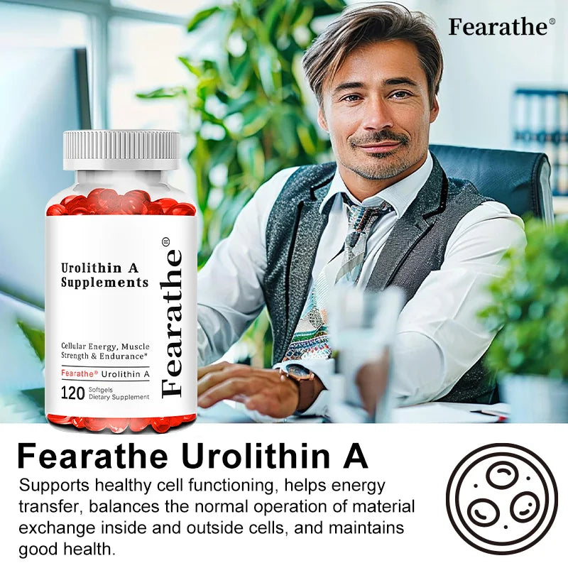 Urolithin A 5000mg Capsules – Cellular Health & Energy Wellness Capsule Supplement Qst