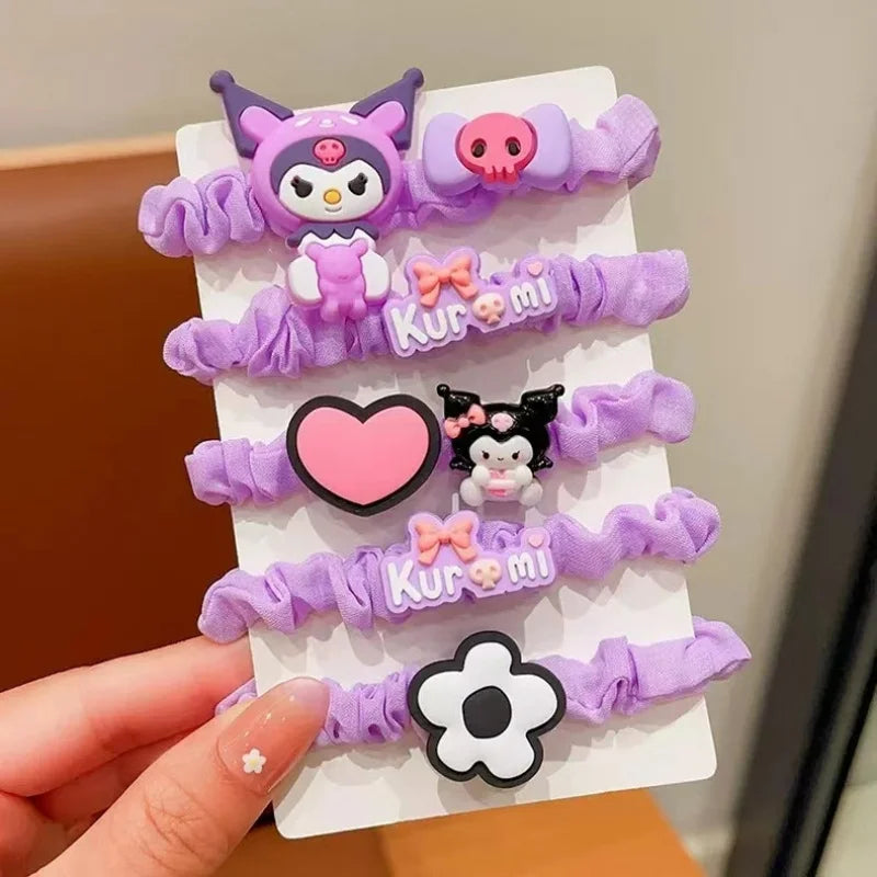 Cartoon Hair Clips & Ties – Cute Gentle PVC Accessories 20 Colors Cartoon Hair Clips Qme